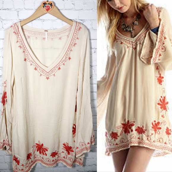 Free People Dresses & Skirts - Free People Skyfall Boho Tunic Minidress M